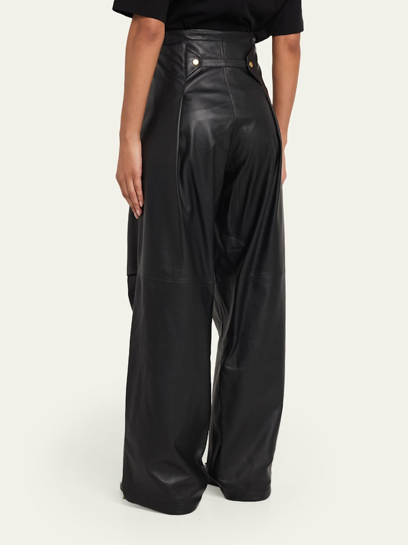 Daisy Nappa Leather Pants 3
