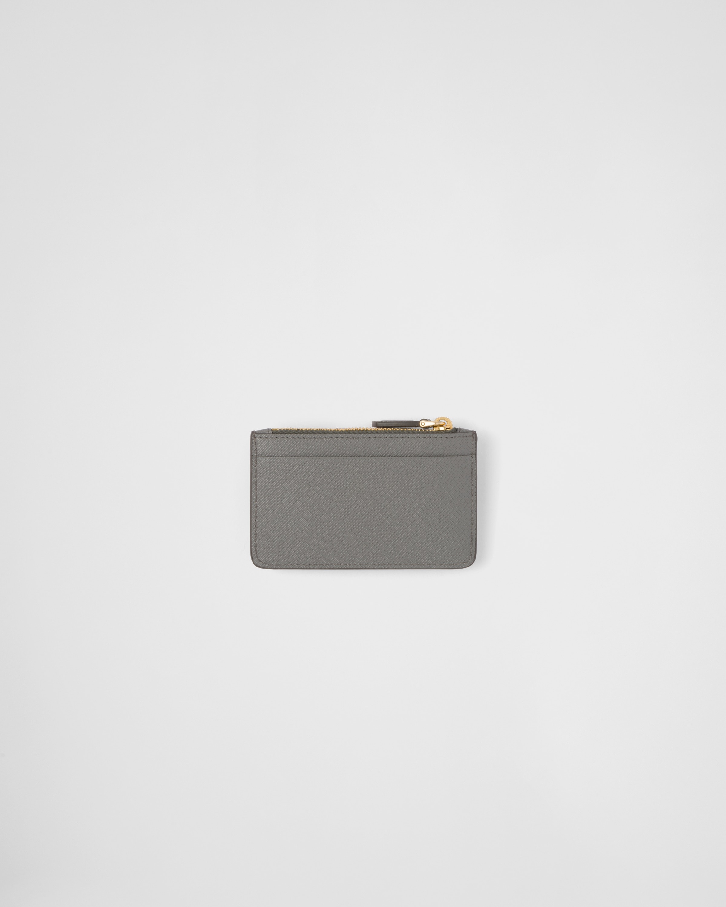 Saffiano and smooth leather card holder - 4