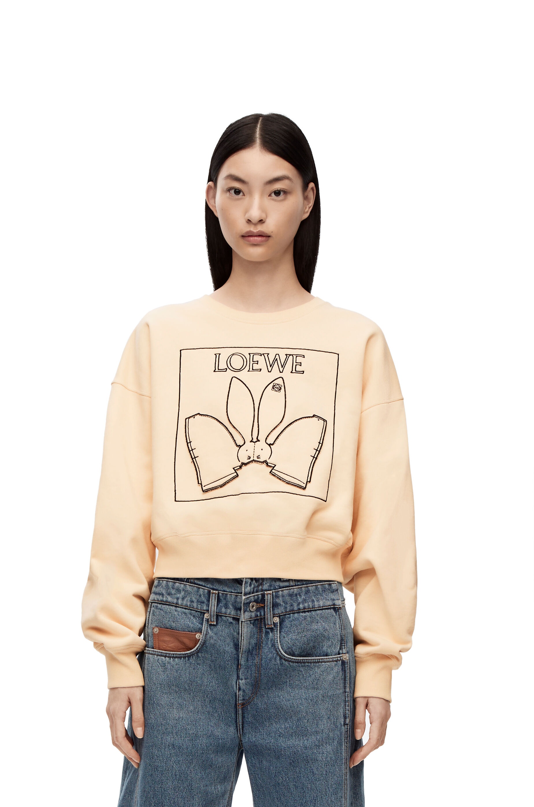 Bunny sweatshirt in cotton - 3
