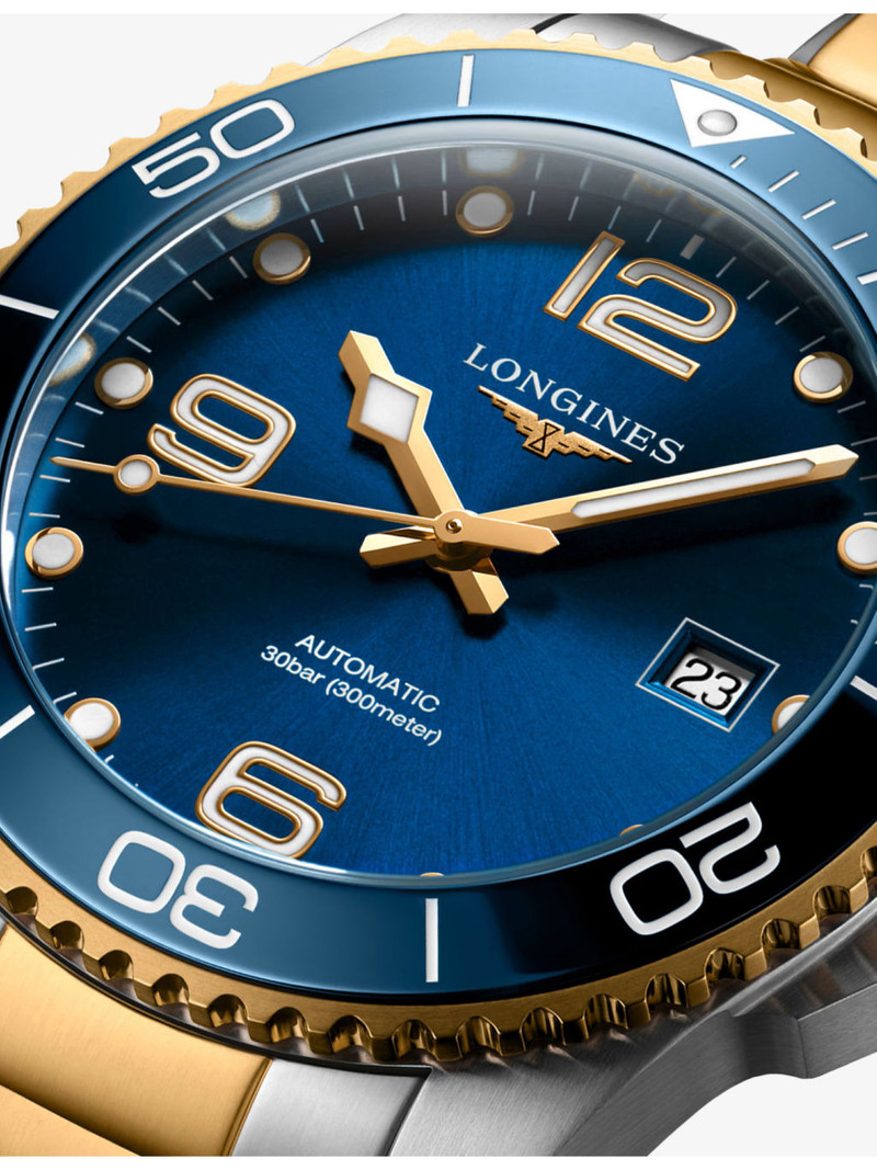 Longines L3.781.3.96.7 HydroConquest Stainless-Steel And Yellow PVD Automatic Watch outlook