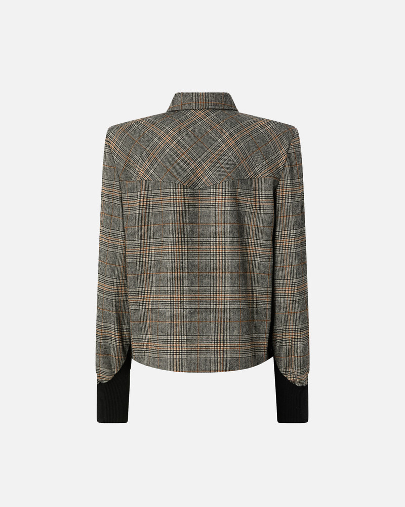 PINKO YARN-DYED CHECK SHIRT outlook
