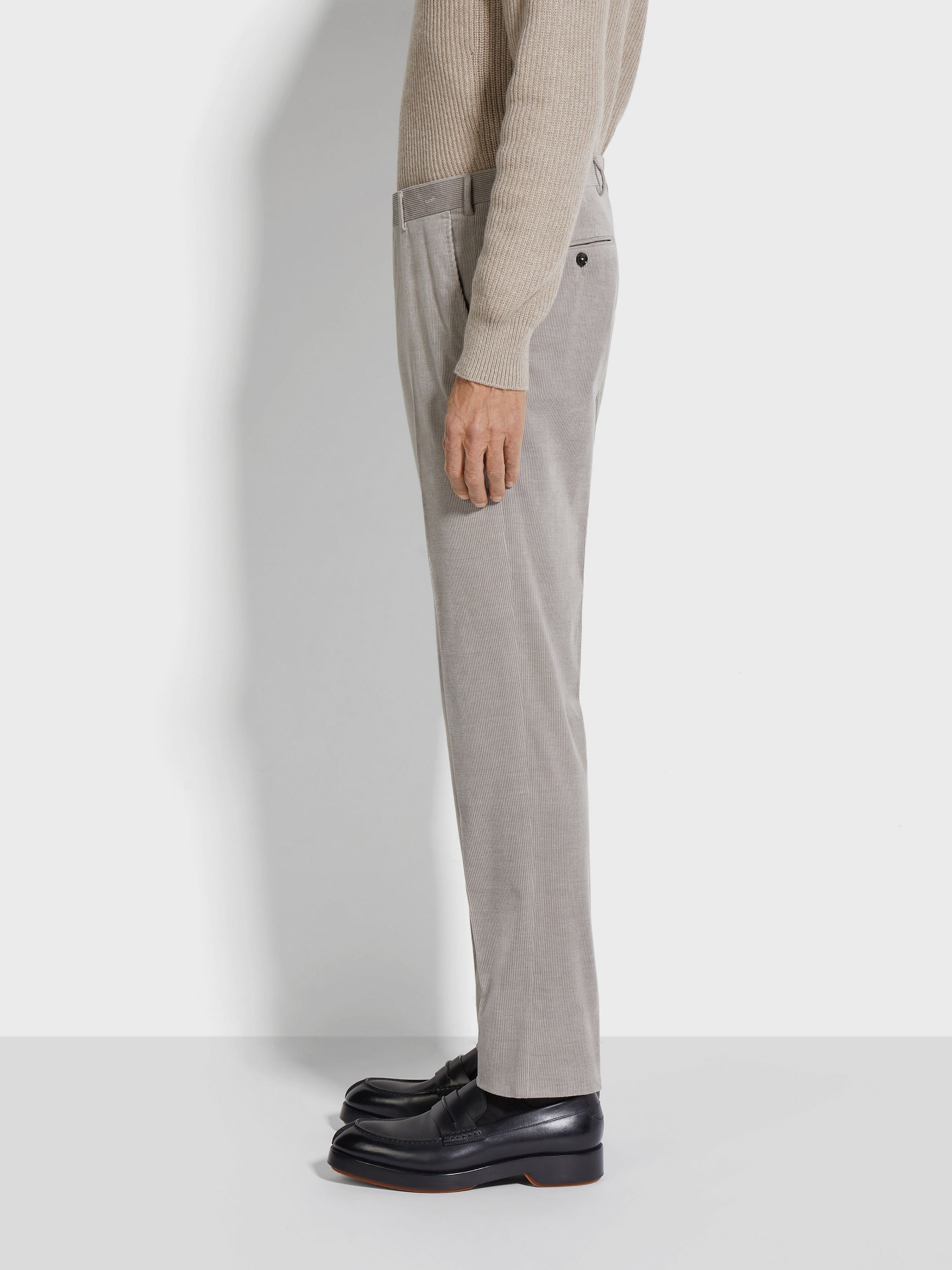 LIGHT TAUPE CASHCO PANTS - 3