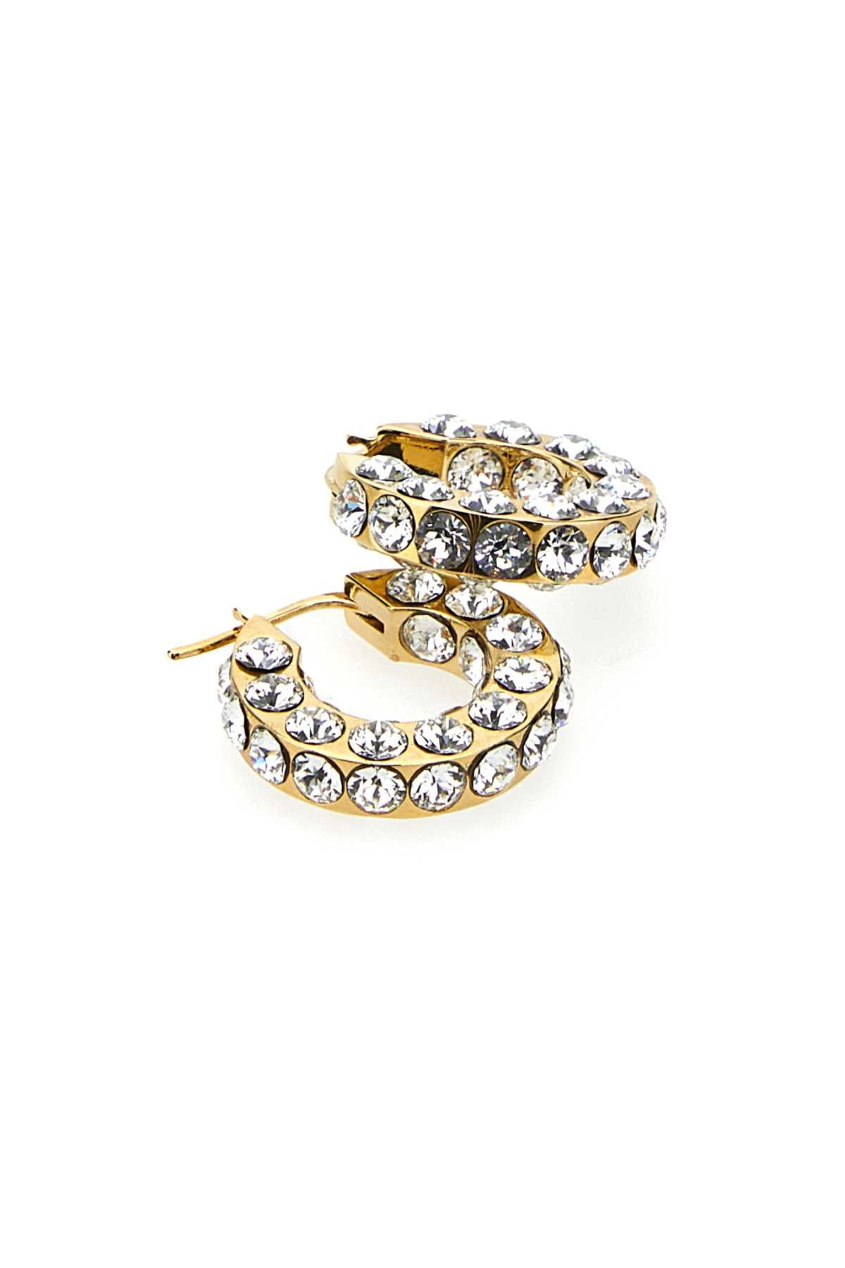 Amina Muaddi Women Embellished Metal Small Jaheel Earrings - 2