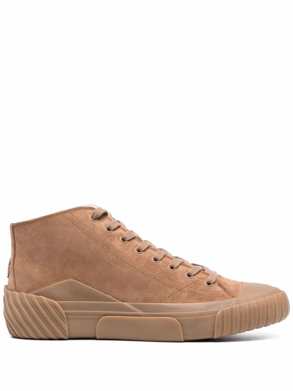 panelled sole high-top sneakers - 1