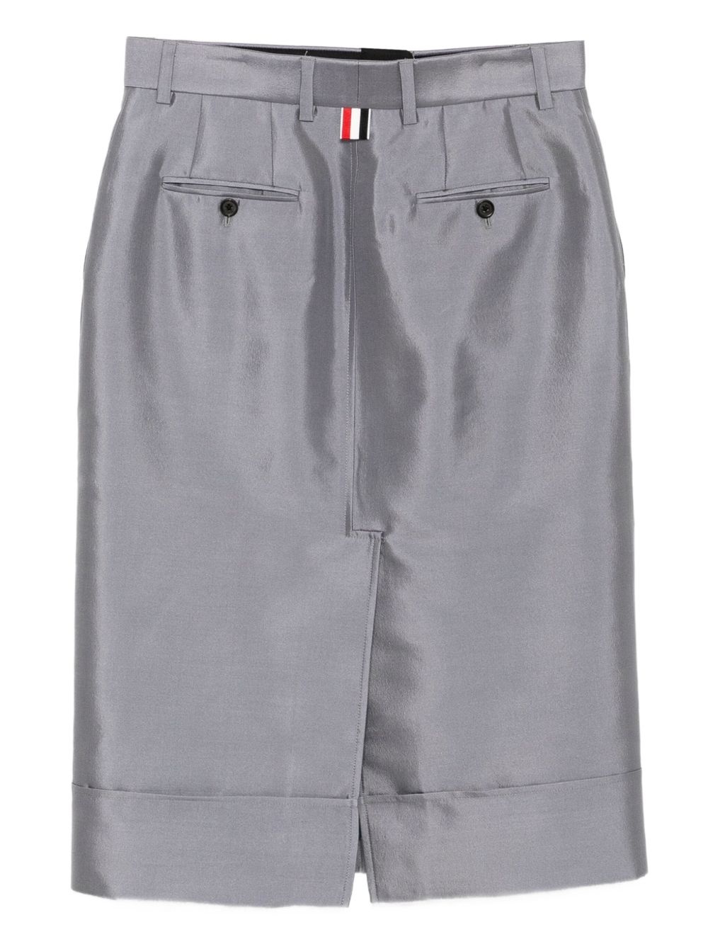 knee length beltloop sack skirt - 2