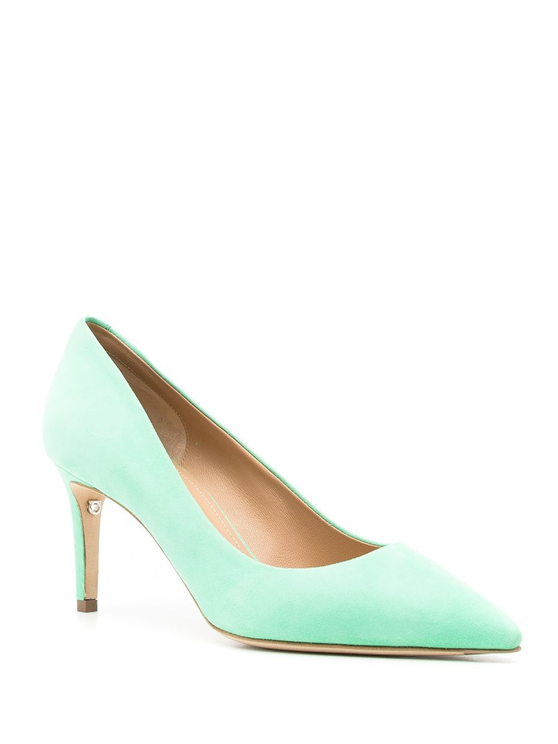 FERRAGAMO Ilary 70 suede pumps outlook