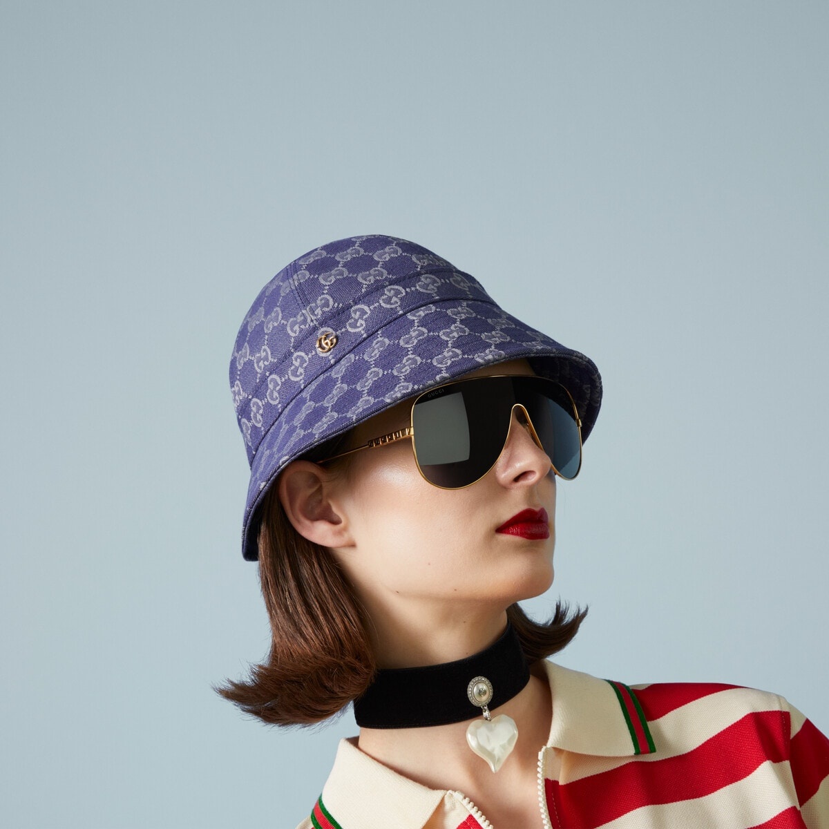 GG canvas bucket hat - 3