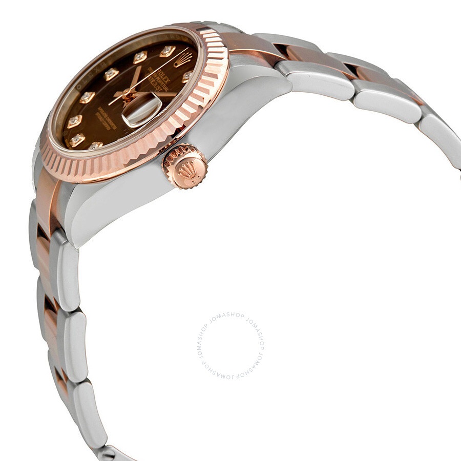 Rolex Lady Datejust 28 Chocolate Diamond Dial Automatic Two-tone Ladies Watch 279171CHDO - 2