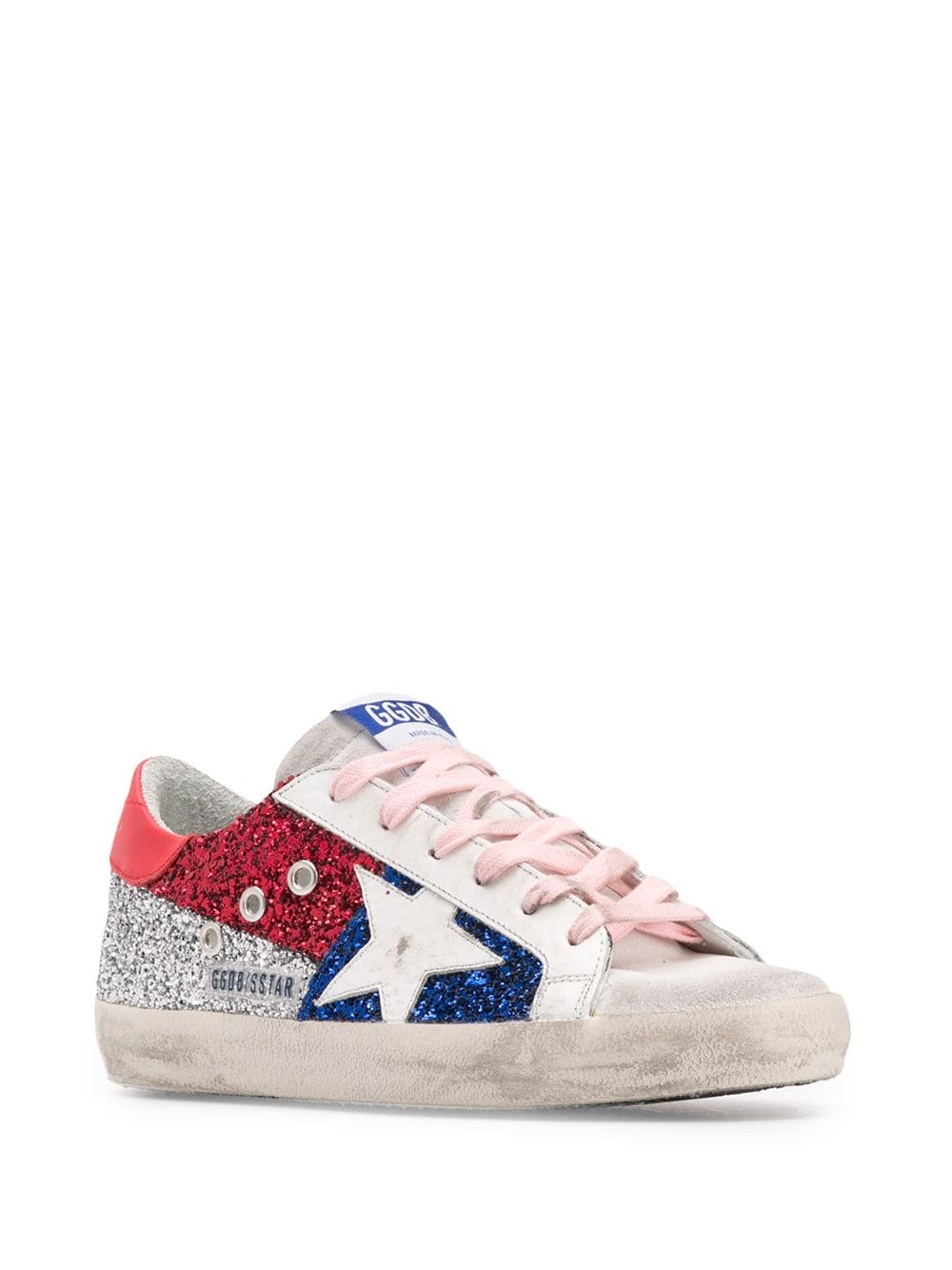 glitter detail Superstar sneakers - 2