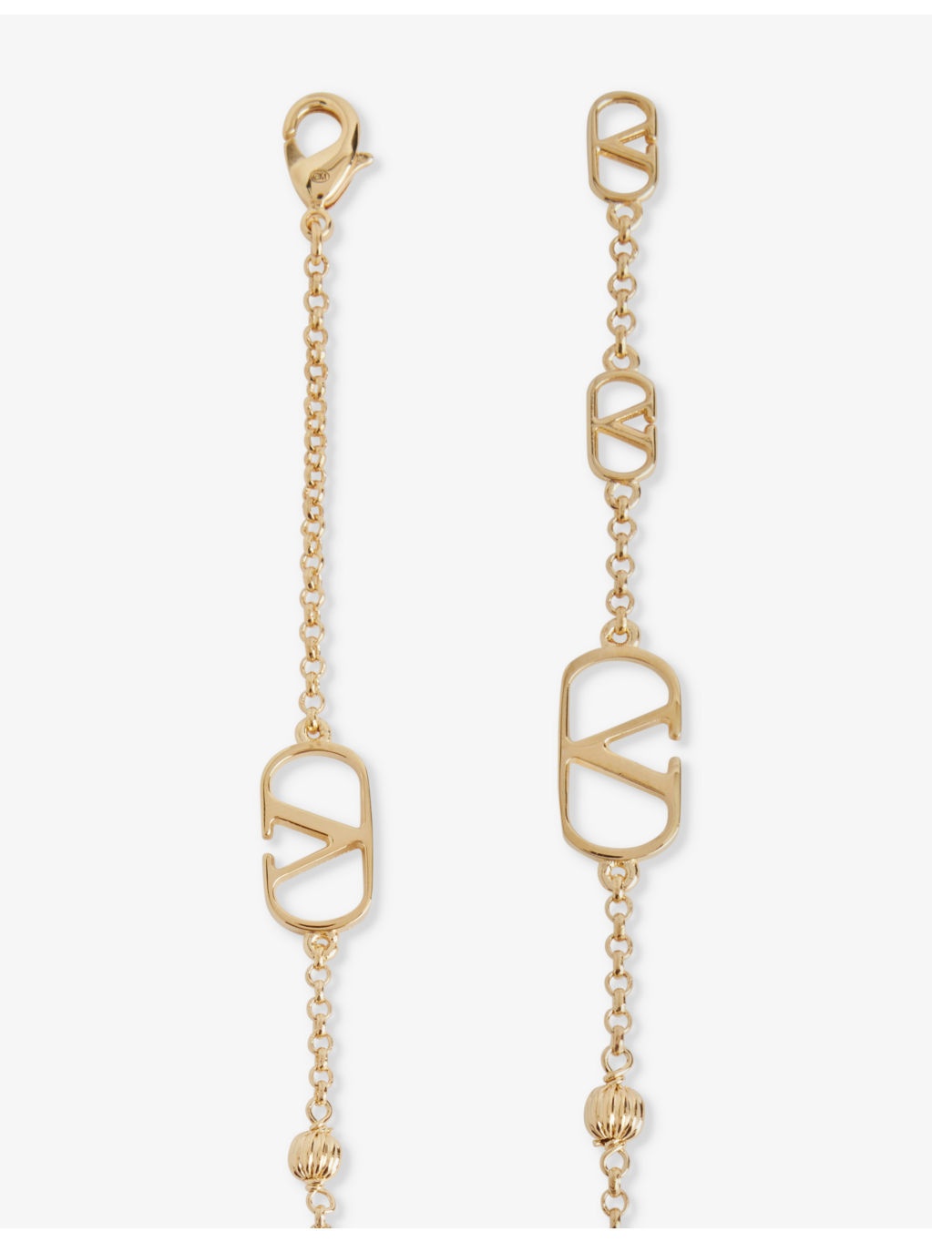 Vlogo Repeat gold-tone brass bracelet - 3
