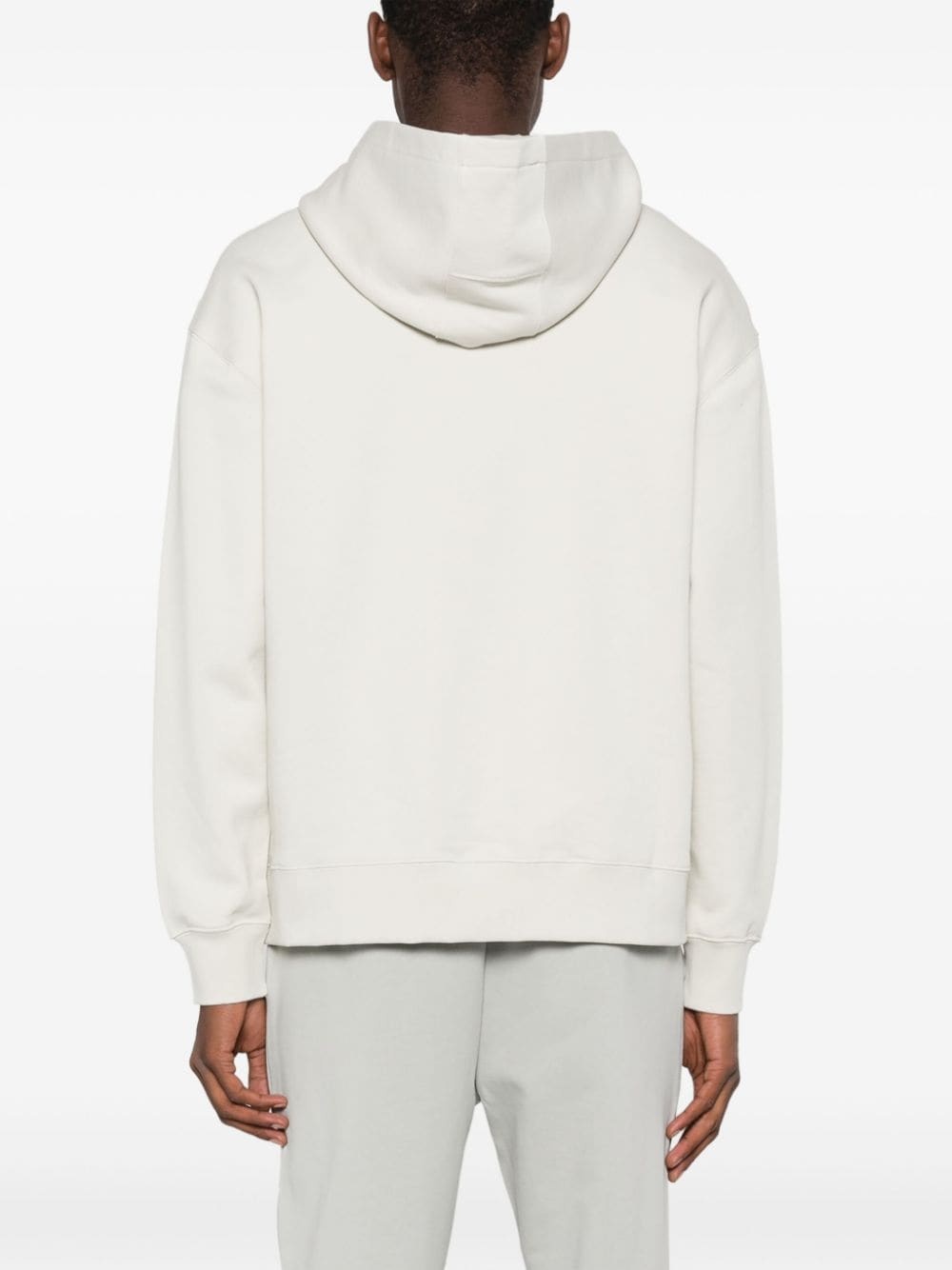 Essentials logo-print cotton hoodie - 4