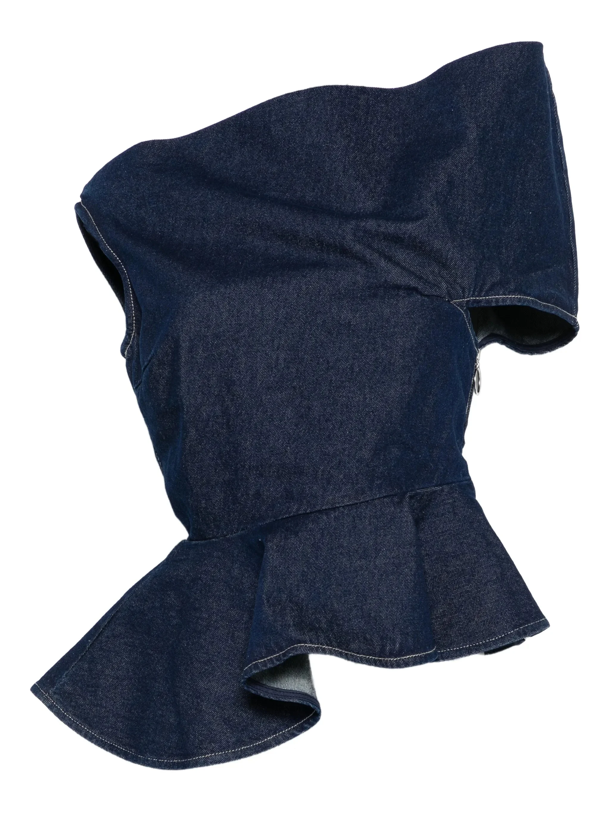 asymmetric ruffled top - 1