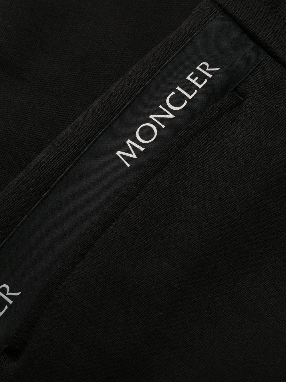 logo-trim cotton track pants - 5