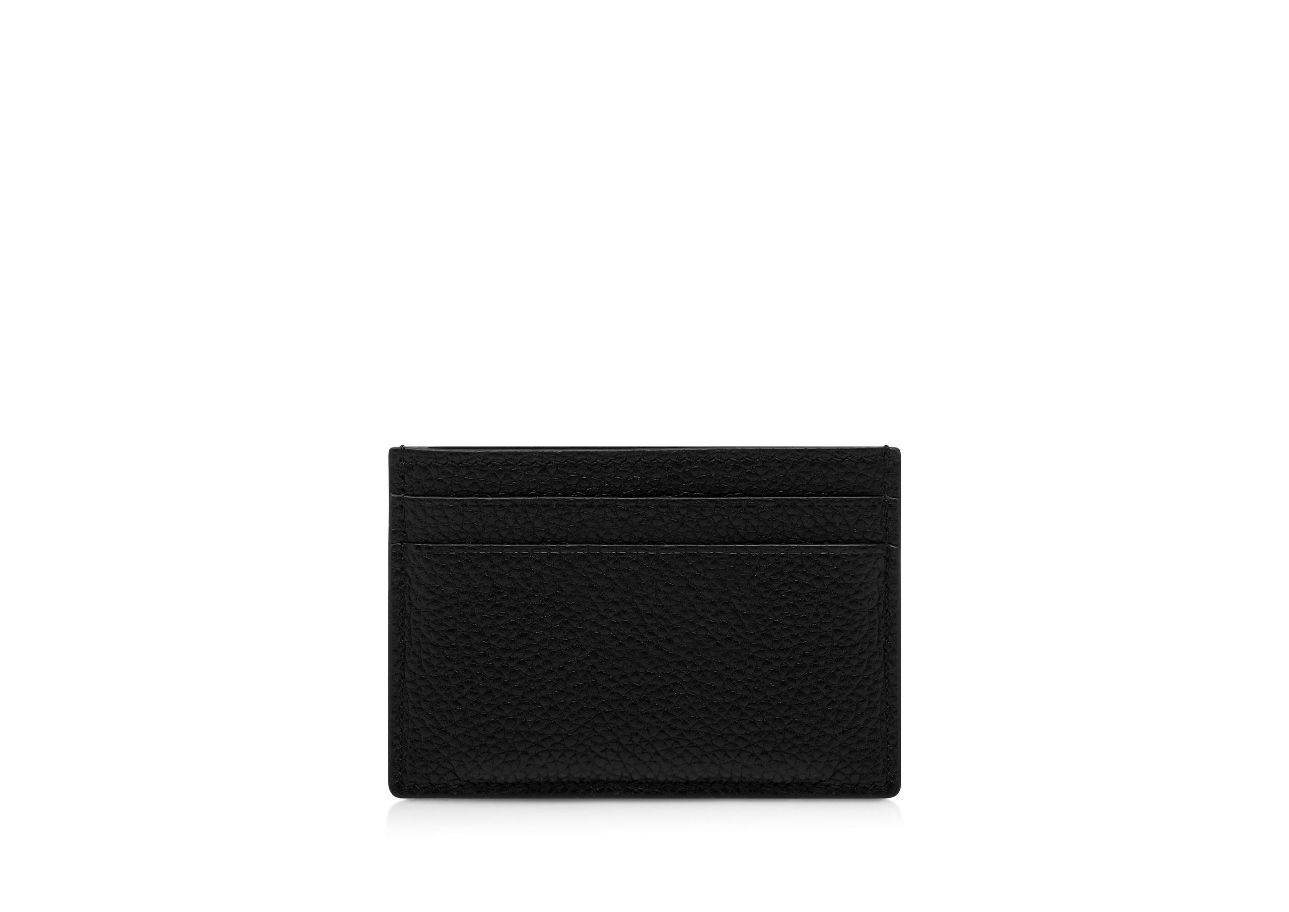 GRAIN LEATHER CARDHOLDER - 2