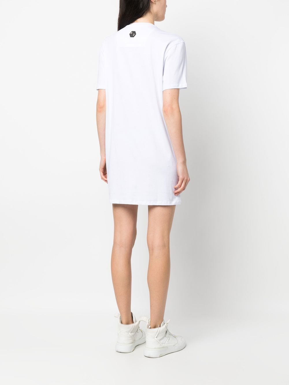 Teddy Plein crystal-embellished T-shirt dress - 4