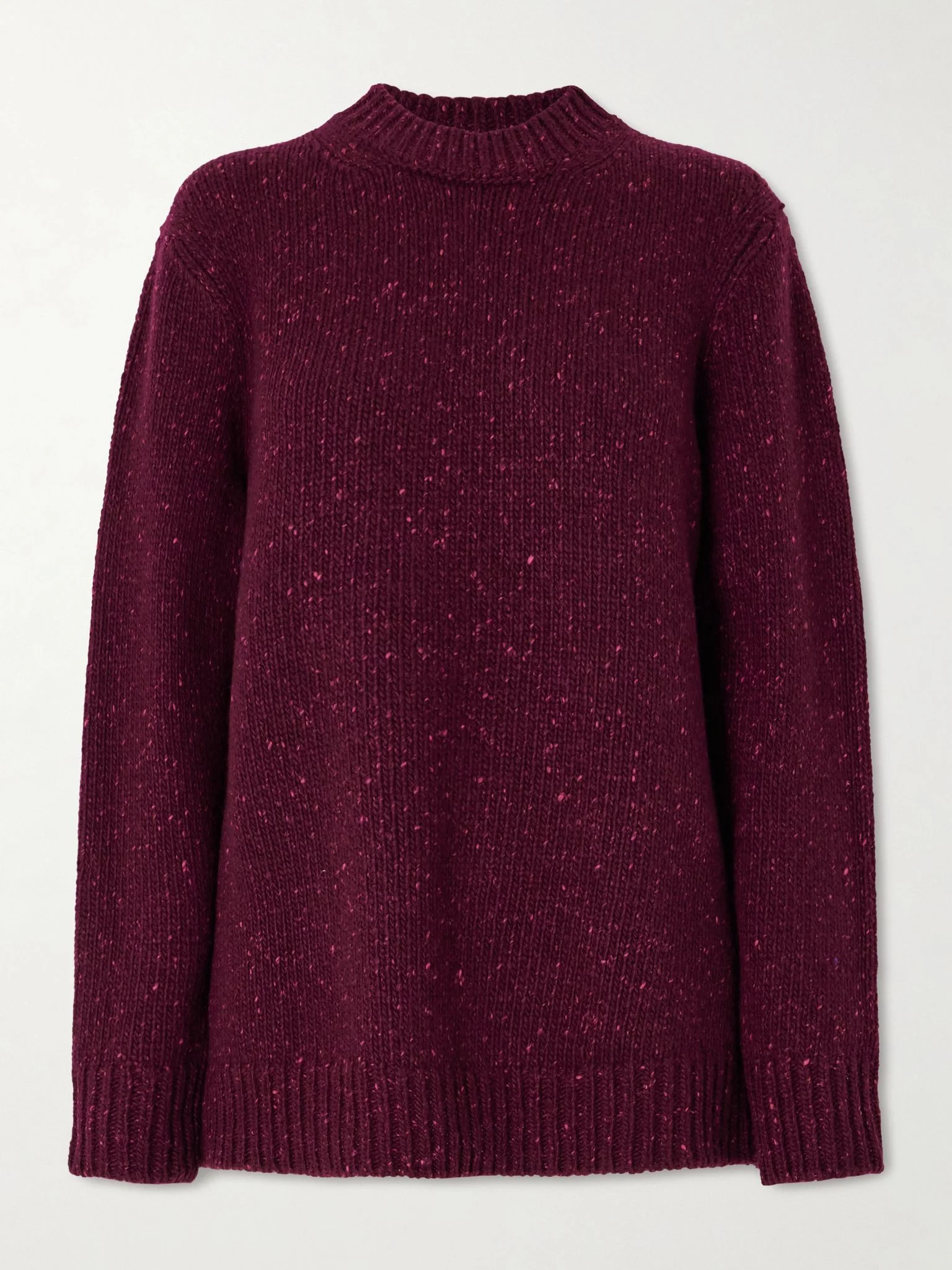 Alfie cashmere sweater Burgundy - 1