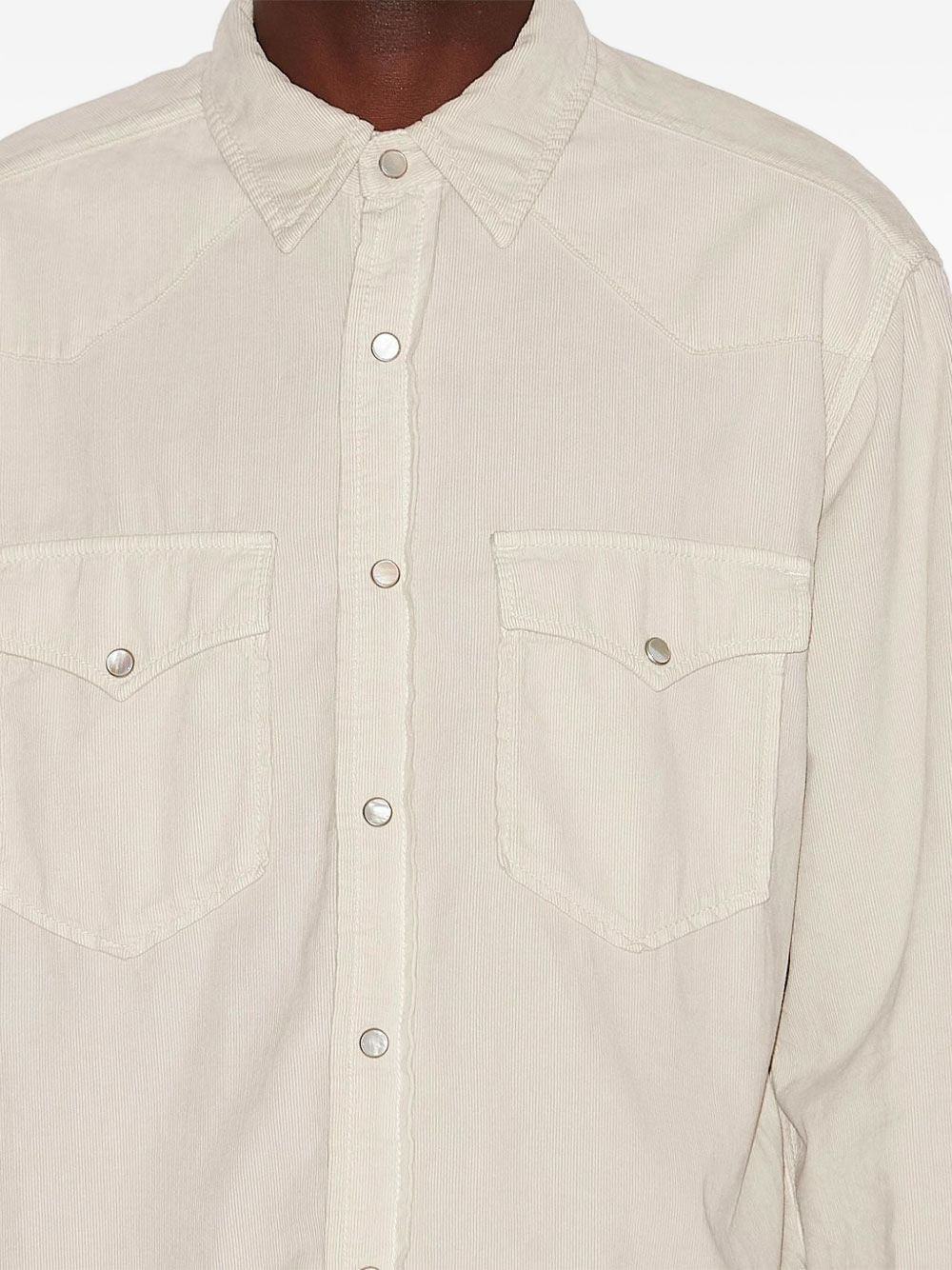 Vasco corduroy long-sleeve shirt - 4