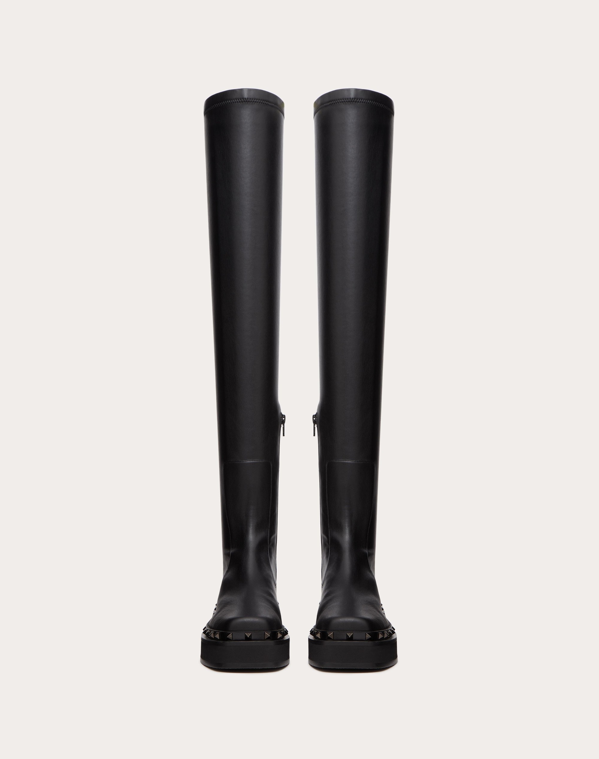 ROCKSTUD M-WAY OVER-THE-KNEE BOOT IN STRETCH SYNTHETIC MATERIAL 50 MM - 4