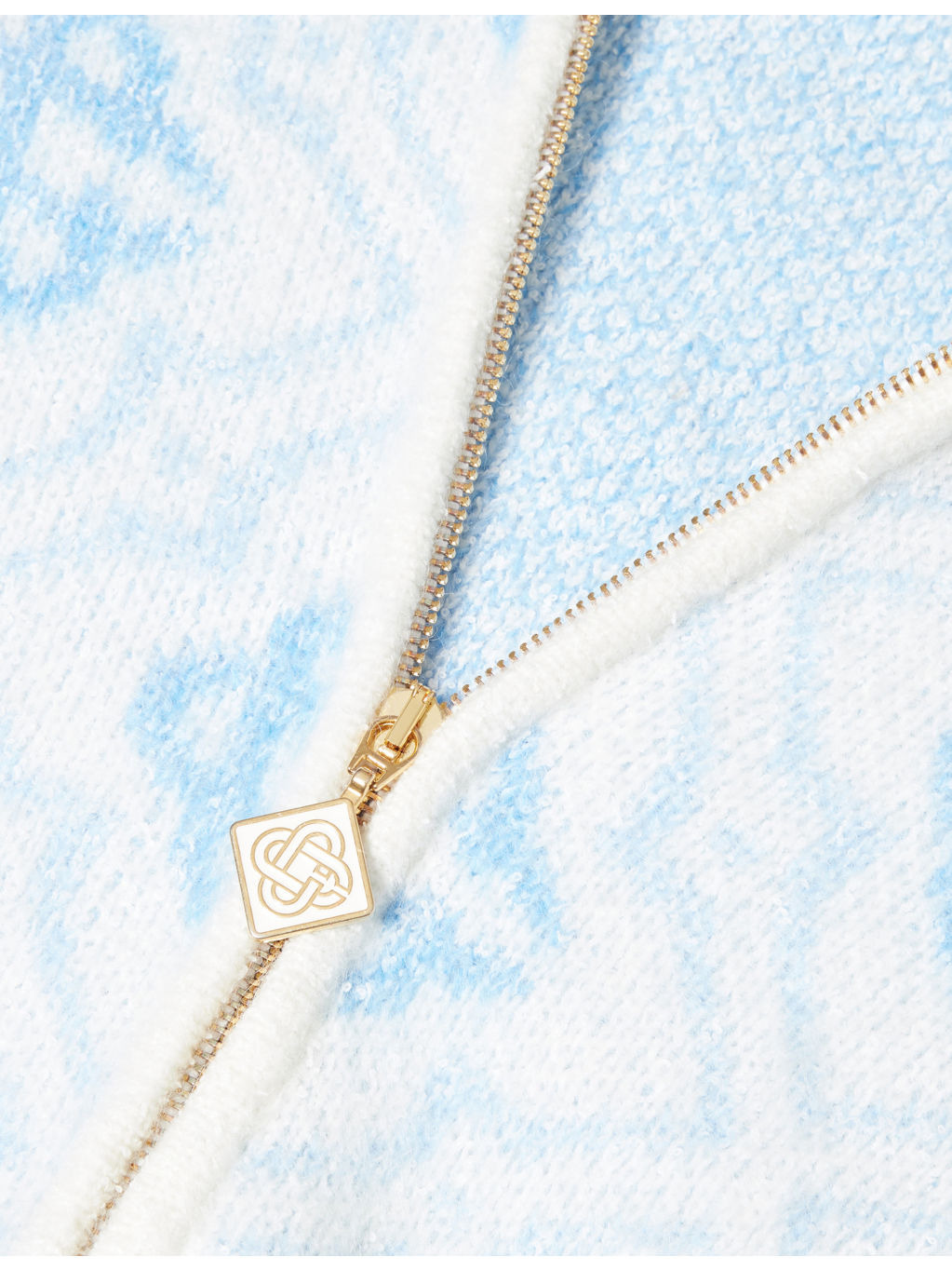 Monogram Polo-Collar Knit Cardigan - 6