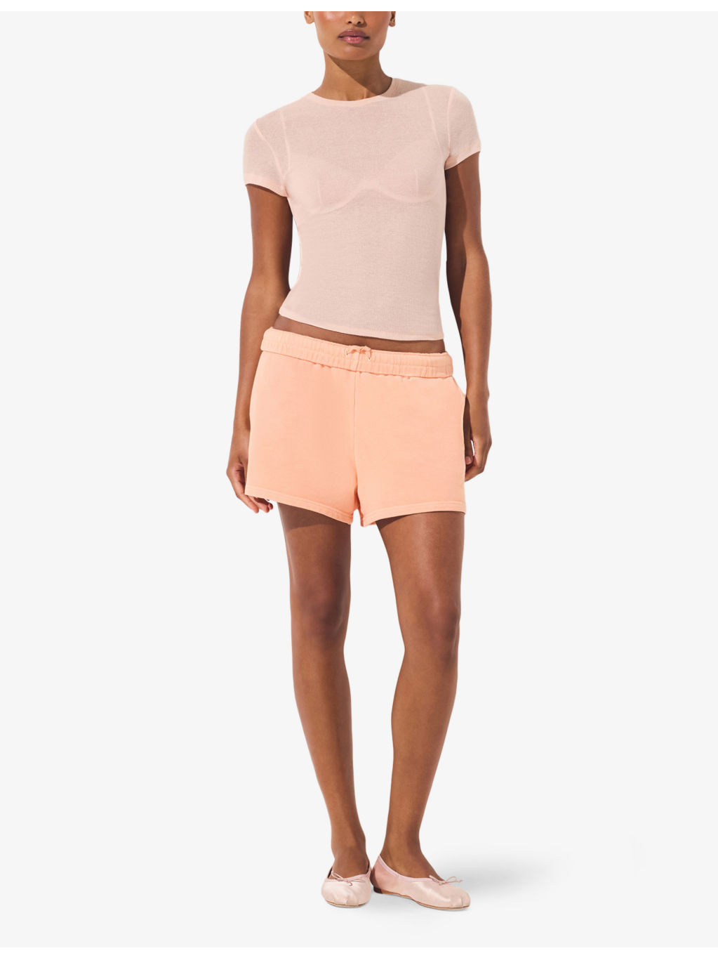 French Terry Classic Logo-Embroidered Cotton Shorts - 2