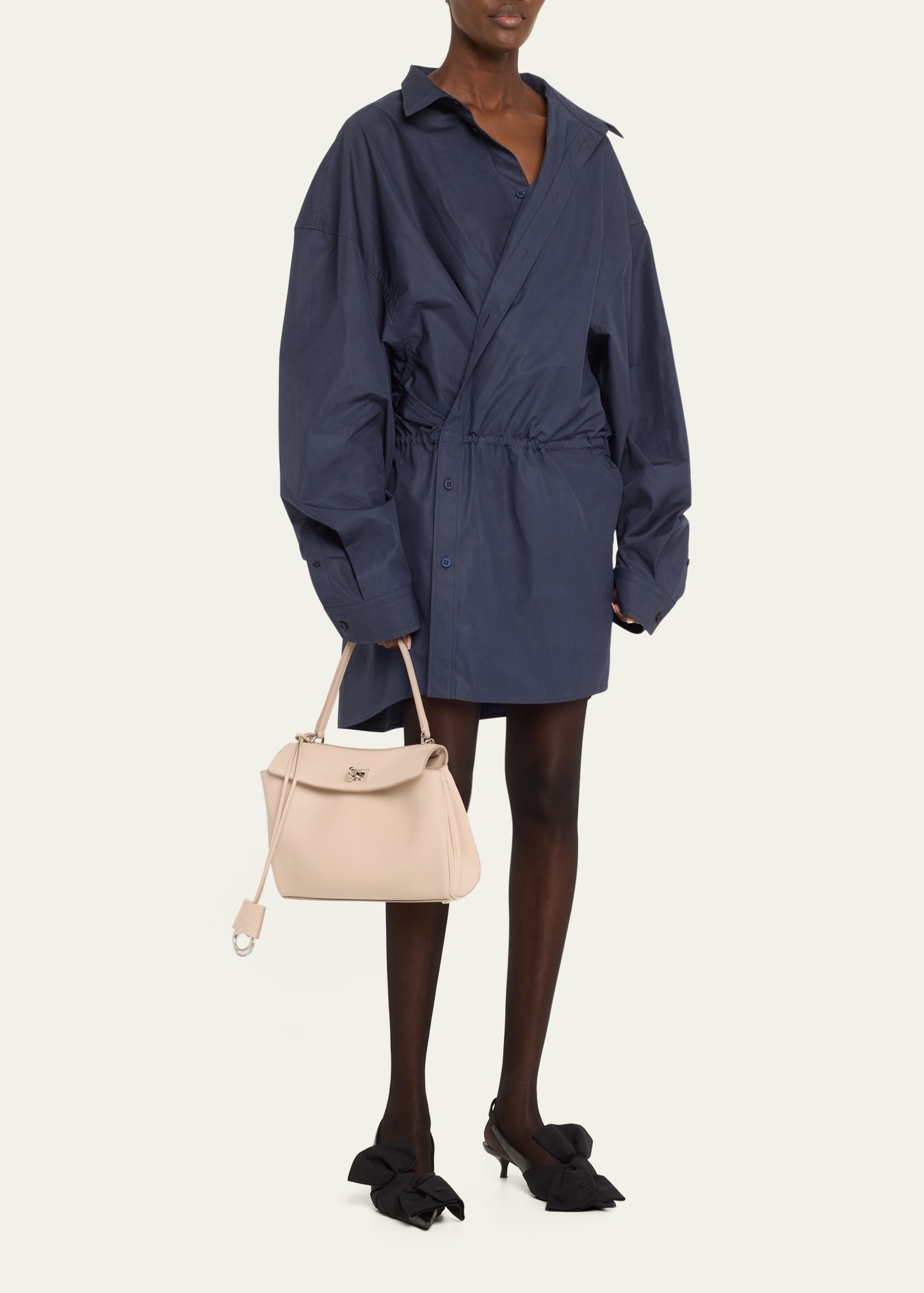 Rodeo Small Calfskin Top-Handle Bag - 6