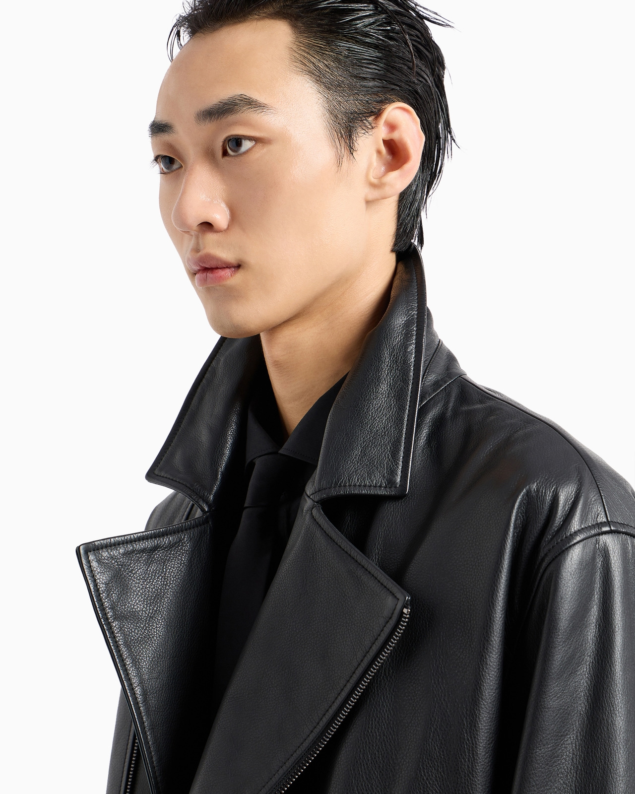 Thick nappa-calfskin biker jacket - 5