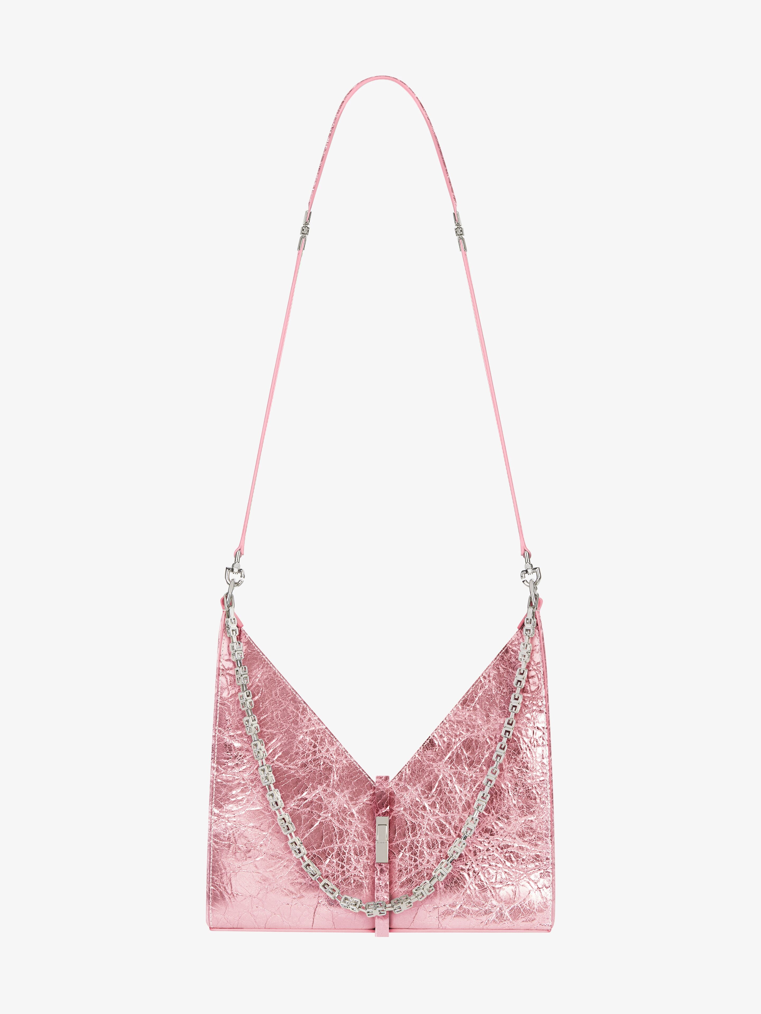 SMALL CUT OUT BAG IN LAMINATED LEATHER - 3