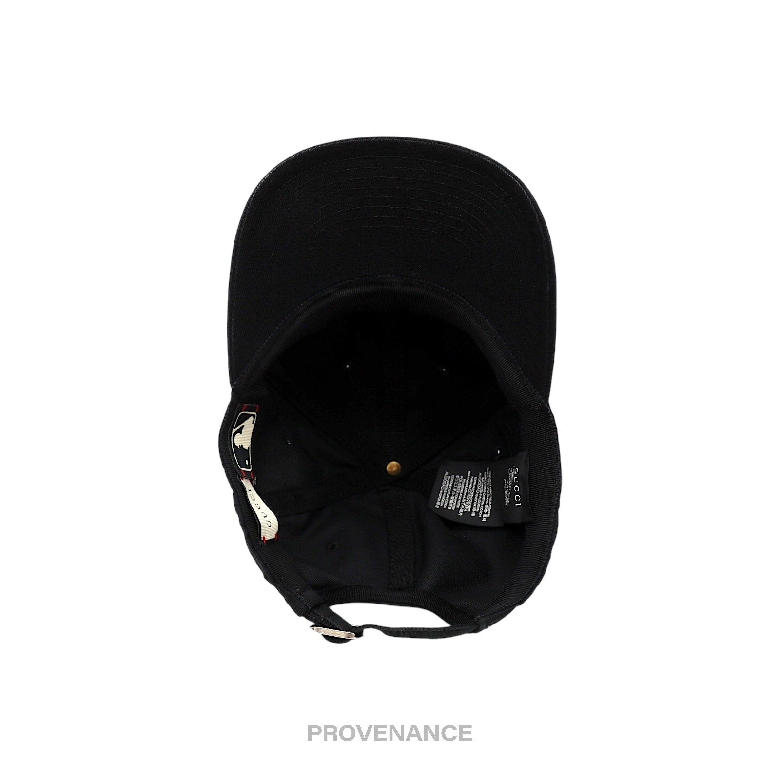 Gucci x NY Yankees Embroidered Hat Cap - Black Deer Bambi - 7