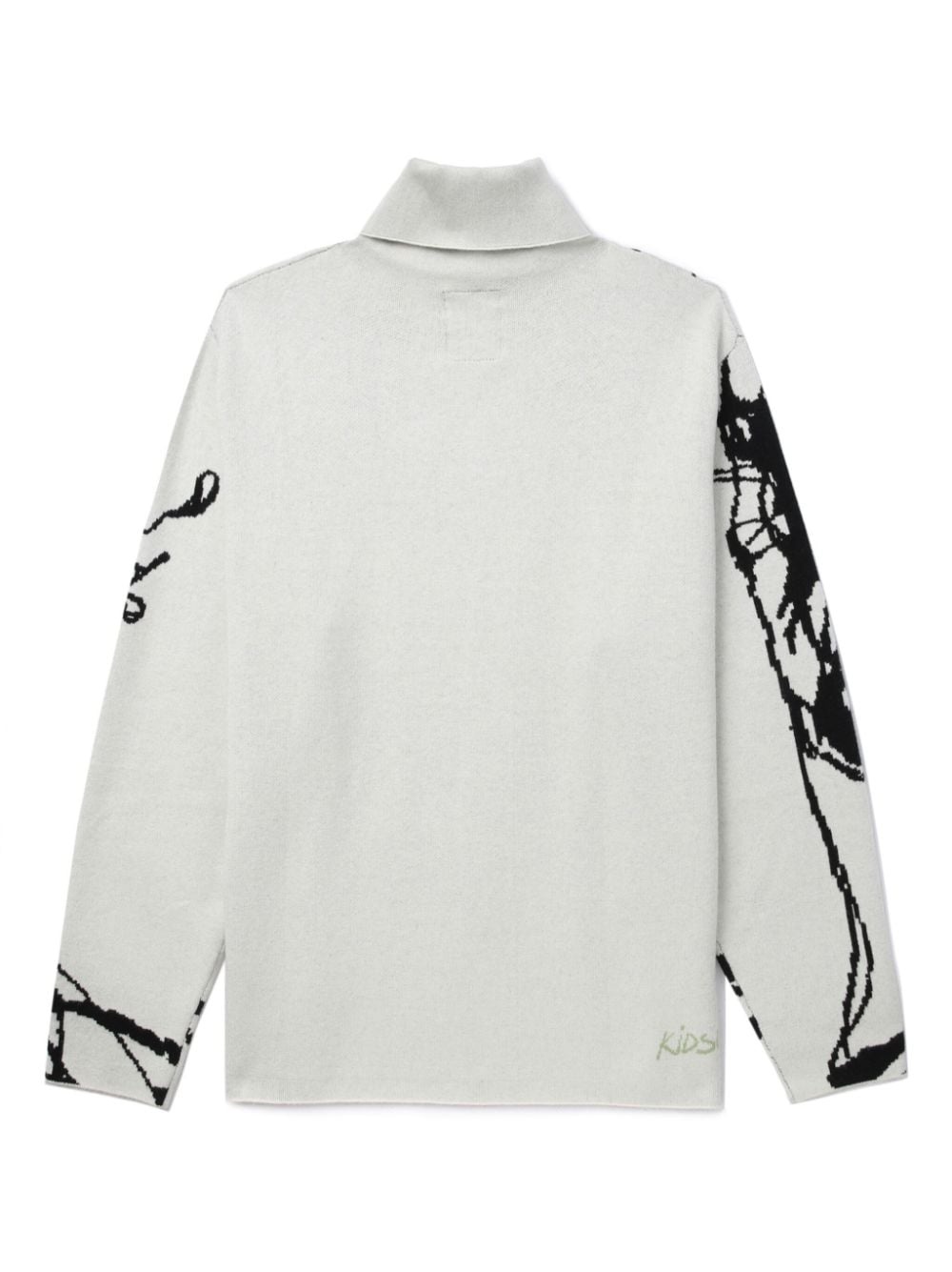 Scribble roll-neck jumper - 6