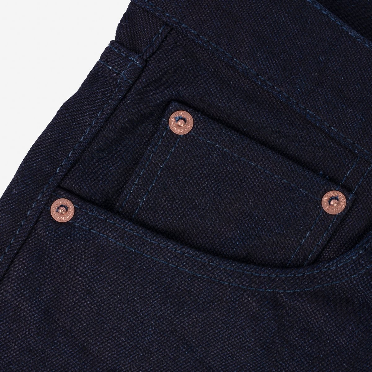 IH-777S-14ii 14oz Selvedge Denim Slim Tapered Cut Jeans - Indigo/Indigo - 10