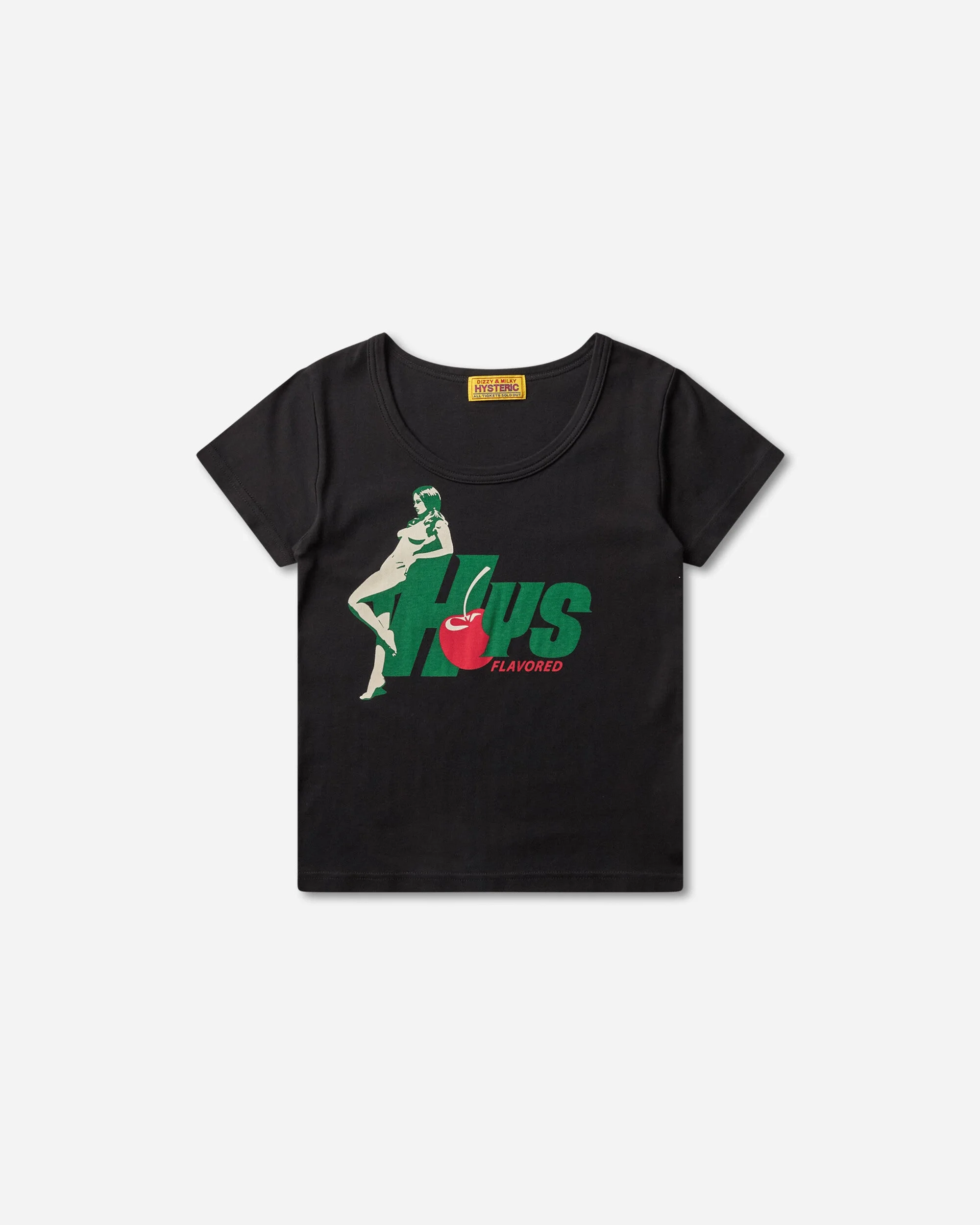 Women's HYS Flavor Baby T-Shirt Black - 1