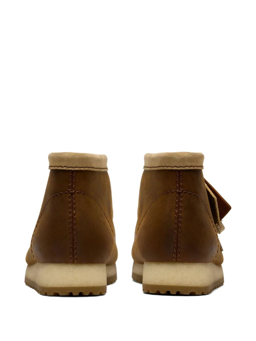 lace-up suede-leather desert boots - 3