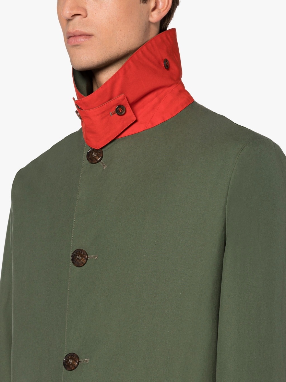 TORRENT RACING GREEN DRY WAXED COTTON RAINCOAT - 5