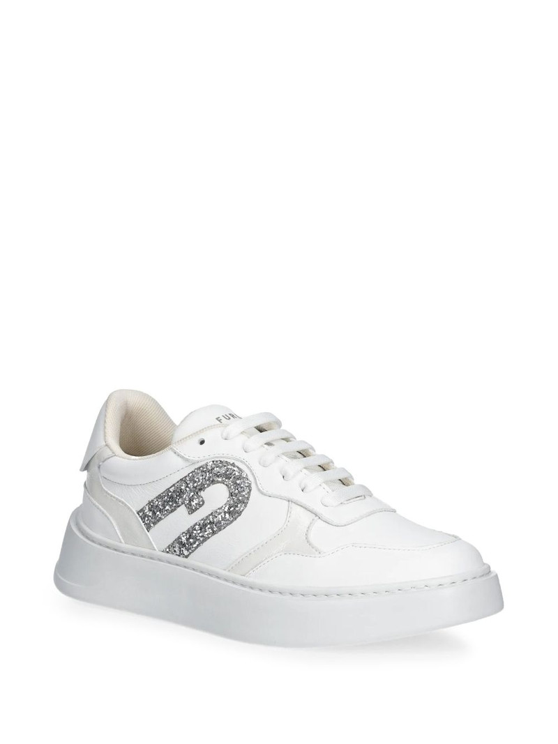 FURLA glitter detailing trainers outlook