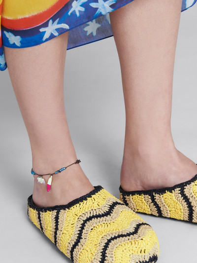 Marni MARNI X NO VACANCY INN - ANKLET WITH PINK AND YELLOW PENDANTS outlook