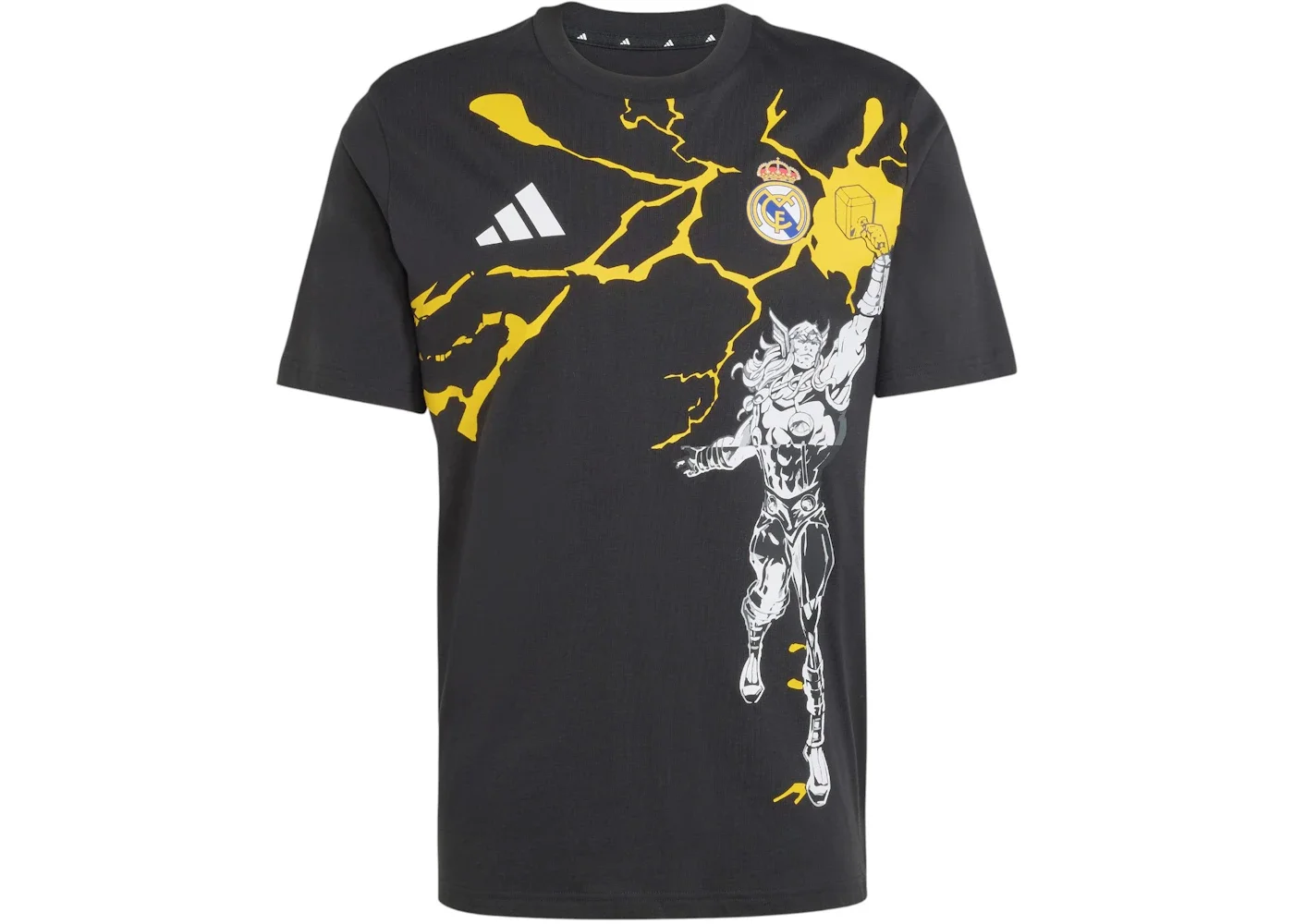 adidas Real Madrid Avengers T-Shirt Black - 1