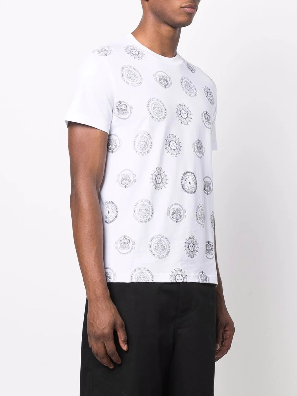 Medusa-print cotton T-shirt - 3