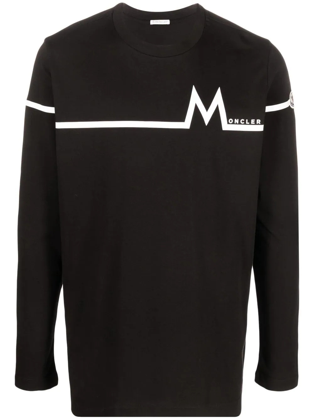 logo print long sleeve T-shirt - 1