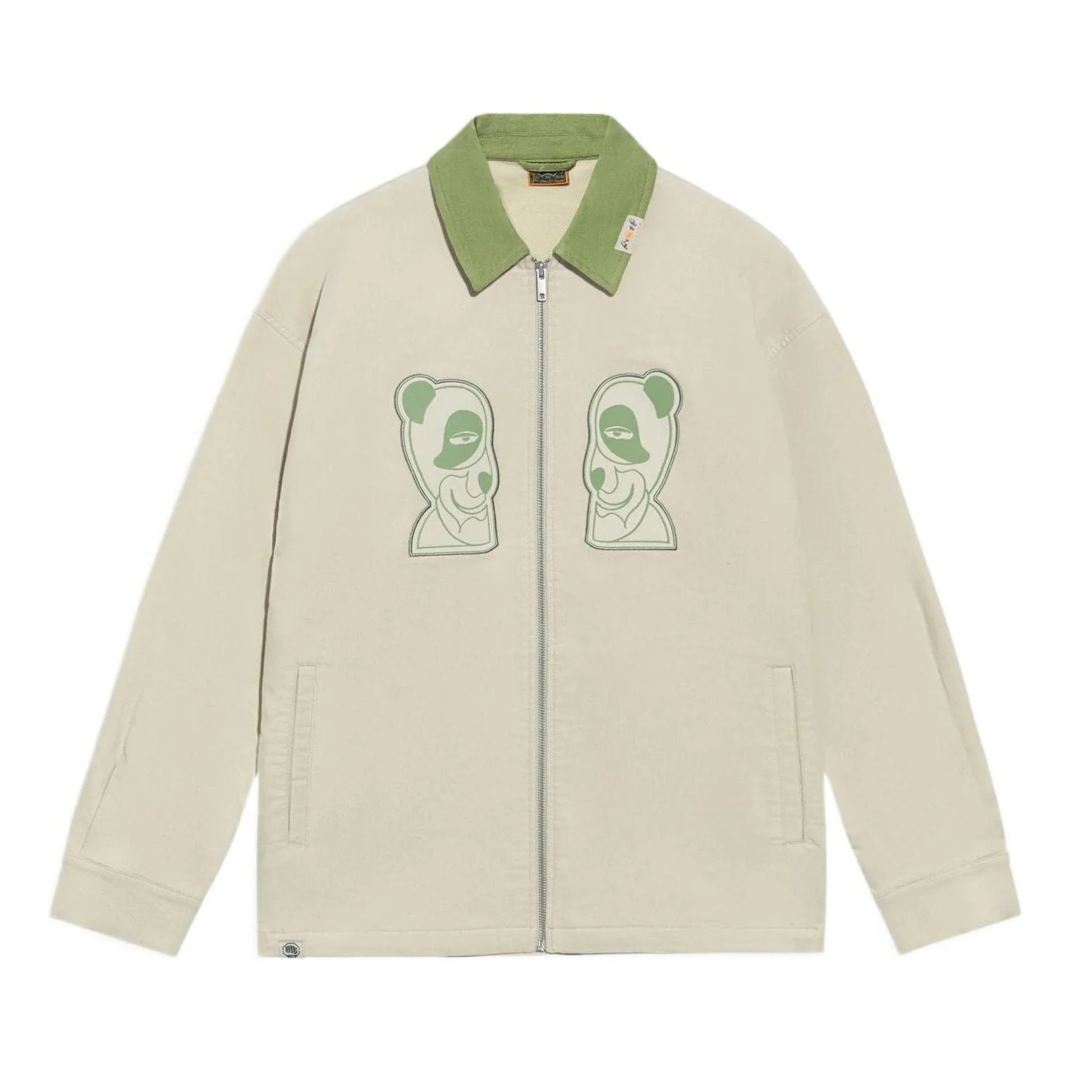 Li-Ning BadFive Pattern Loose Jacket 'Beige Green' AFDRA33-2 - 1