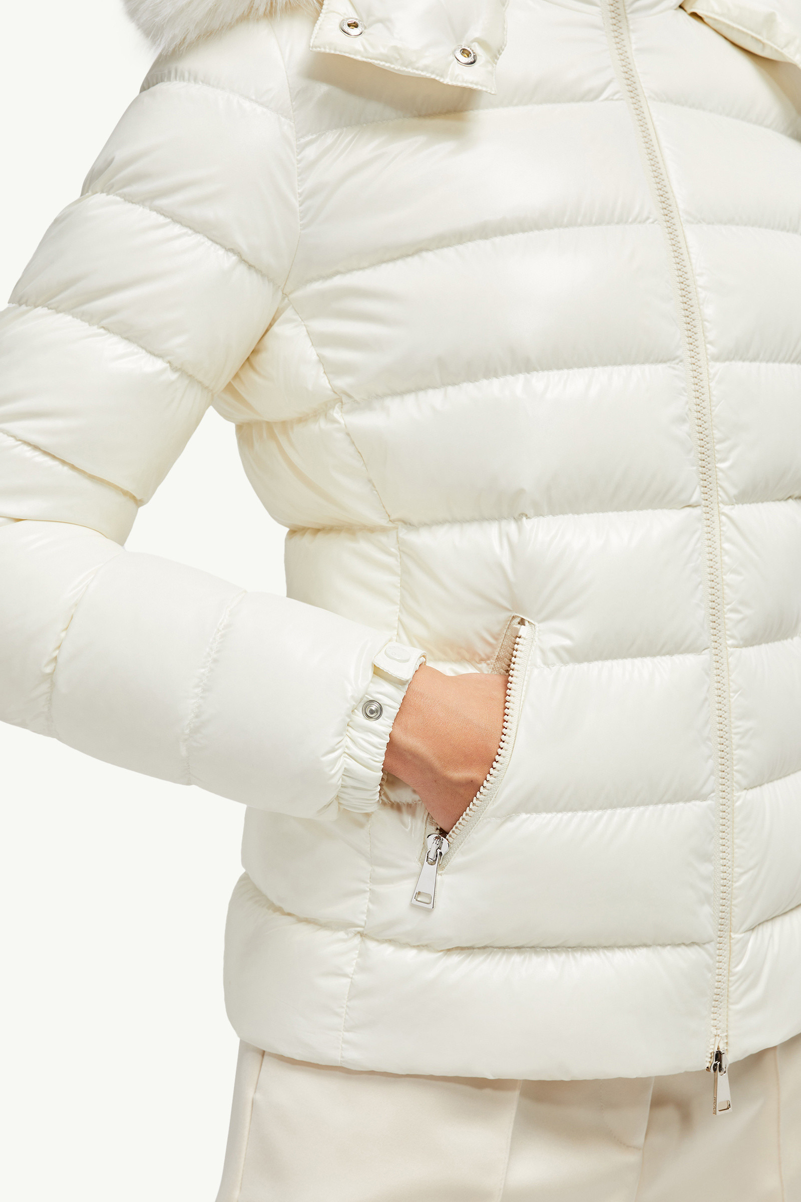 Badyf Faux Fur-Trimmed Hooded Short Down Jacket - 6