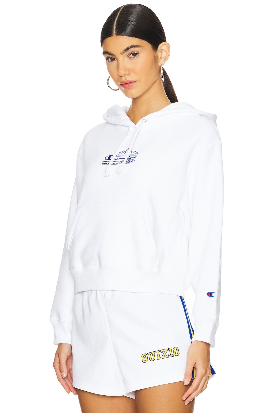 X Guizio Shrunken Pullover Hoodie - 2