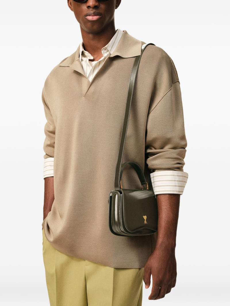 AMI Paris Paris Paris logo-detail tote bag outlook