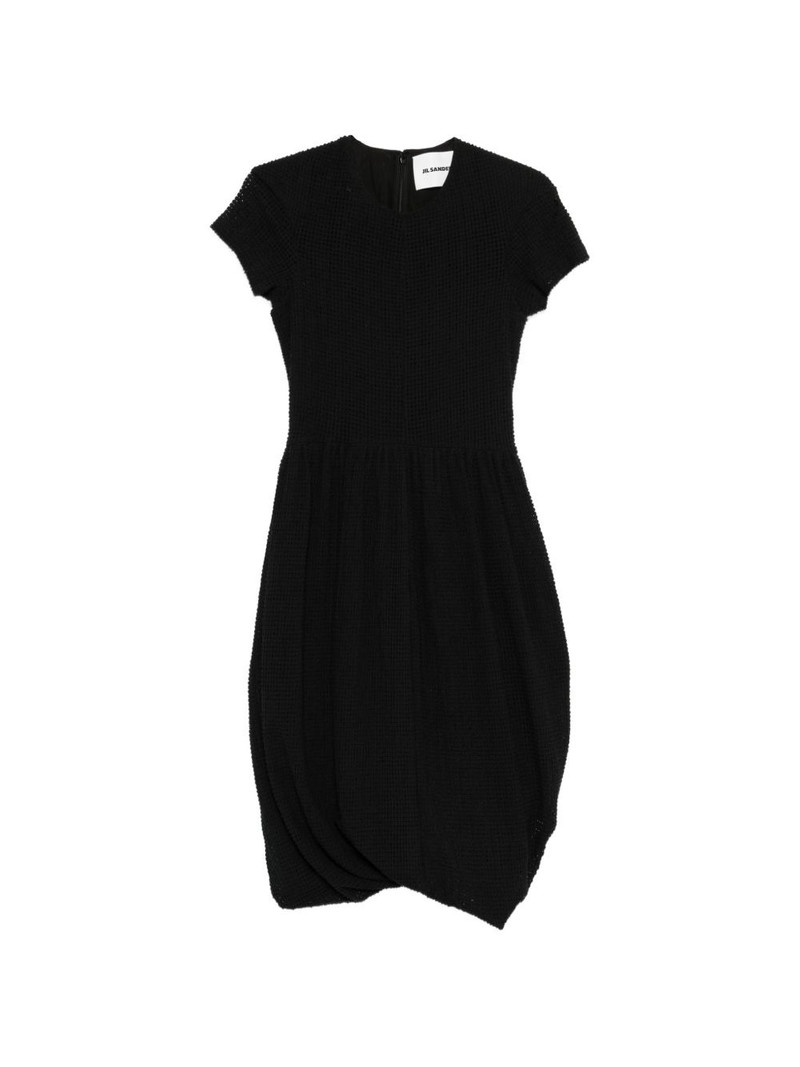 textured midi dress 1