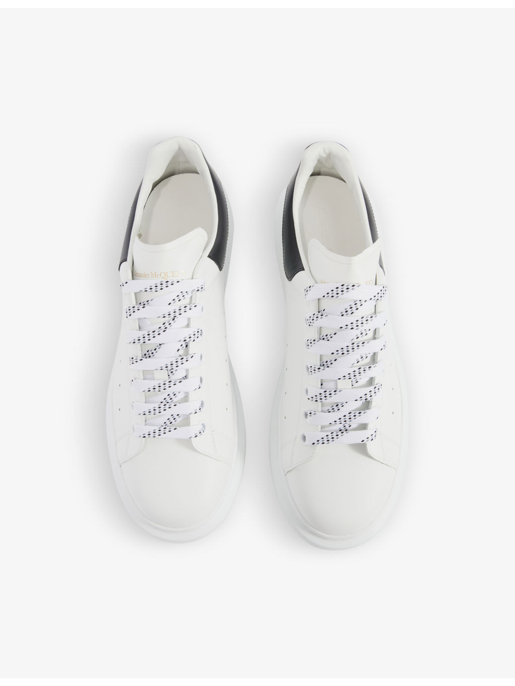 Oversized-sole leather low-top trainers - 2