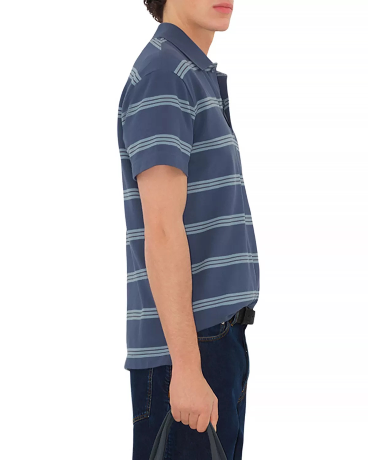 Striped Cotton Piqué Polo Shirt - 2