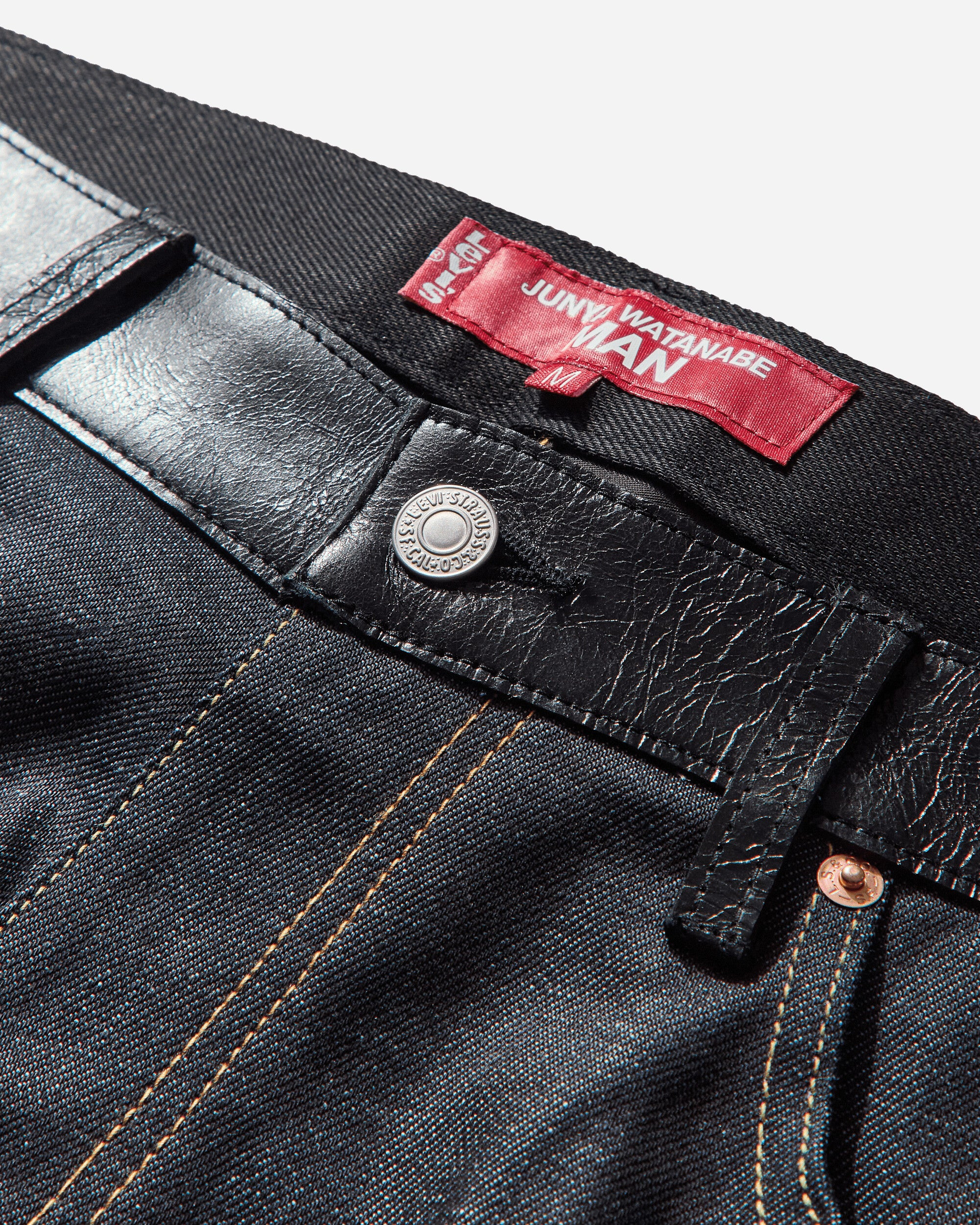 Men's Levi's Contrast Trim Trousers Indigo / Black - 3
