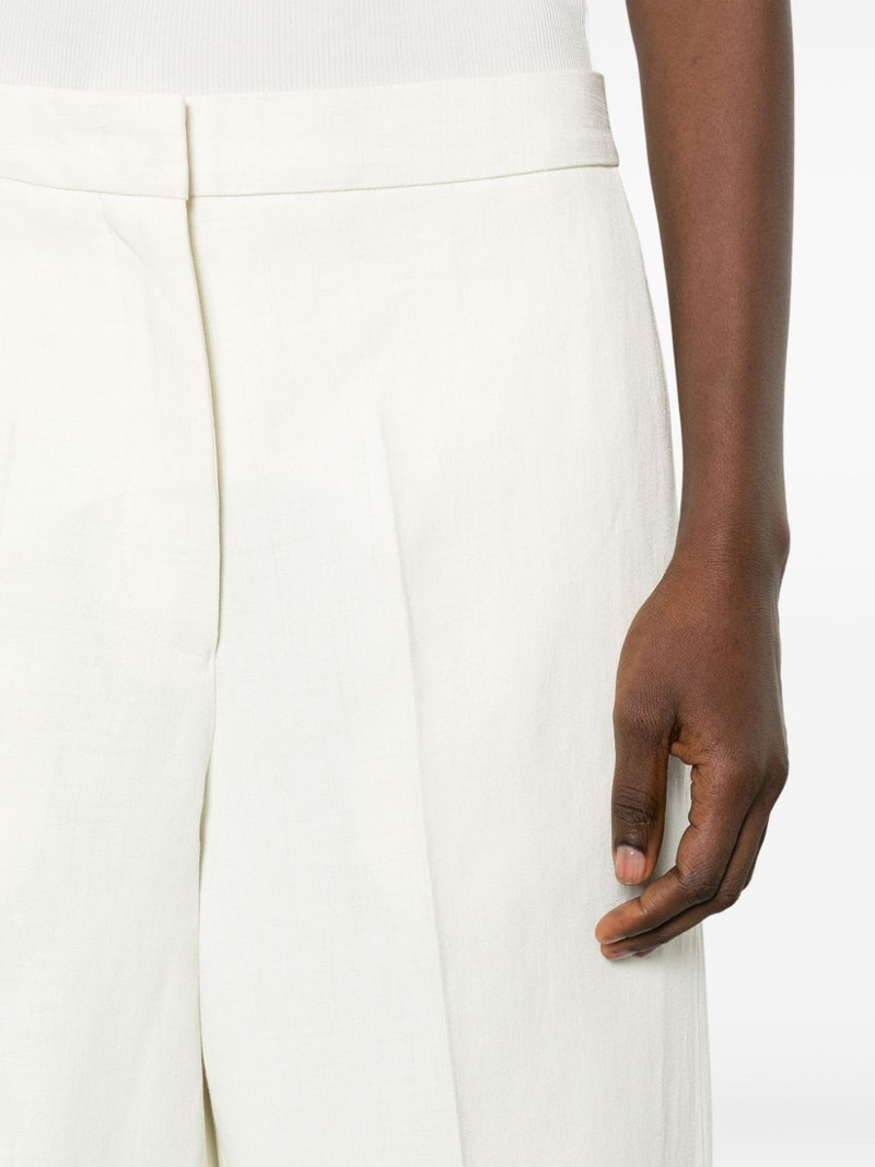 high-waist linen blend trousers 5