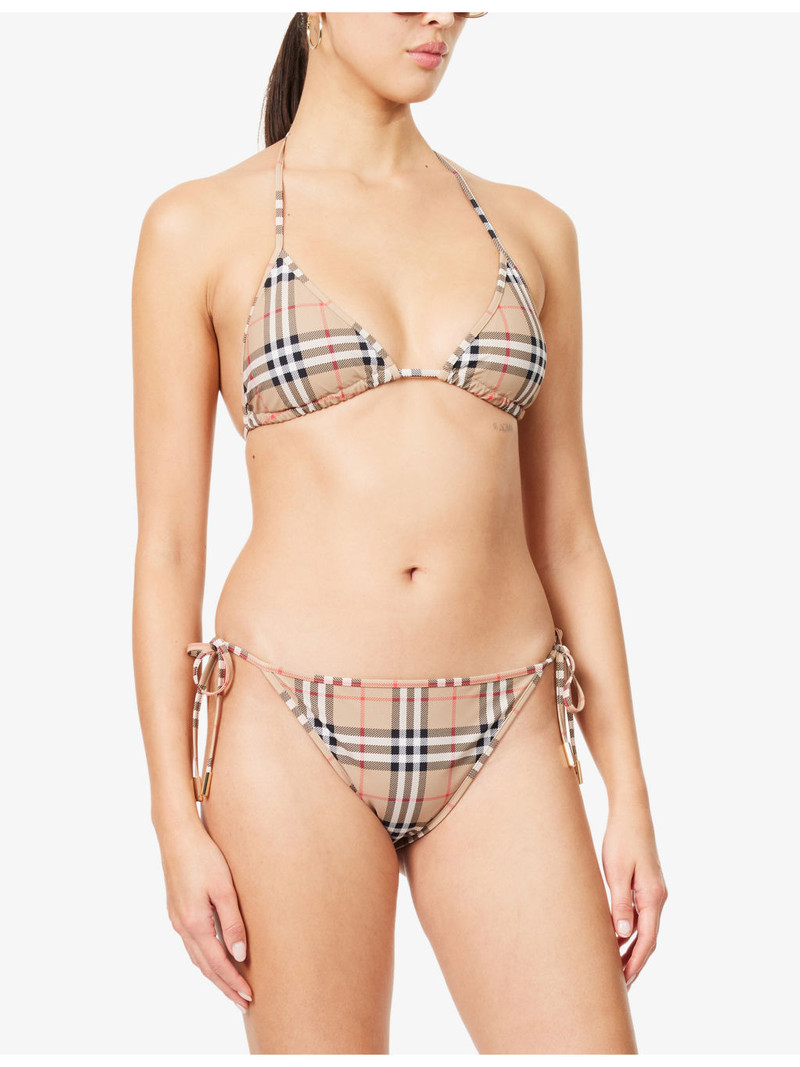 Burberry Check Triangle Bikini Set outlook