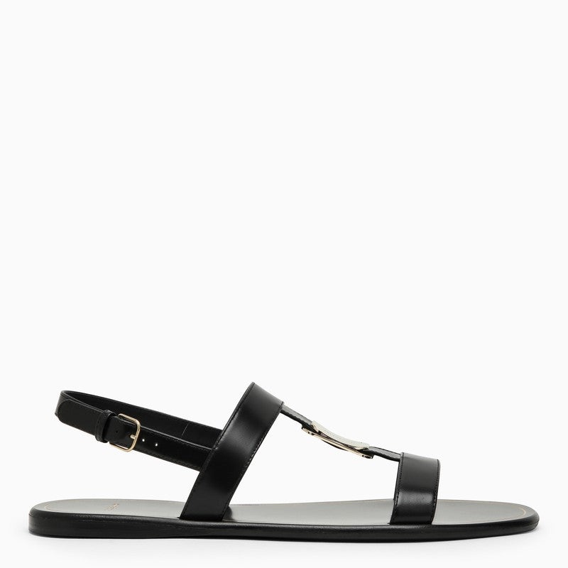 FERRAGAMO Ferragamo Black Capri Sandals Women | luosophy