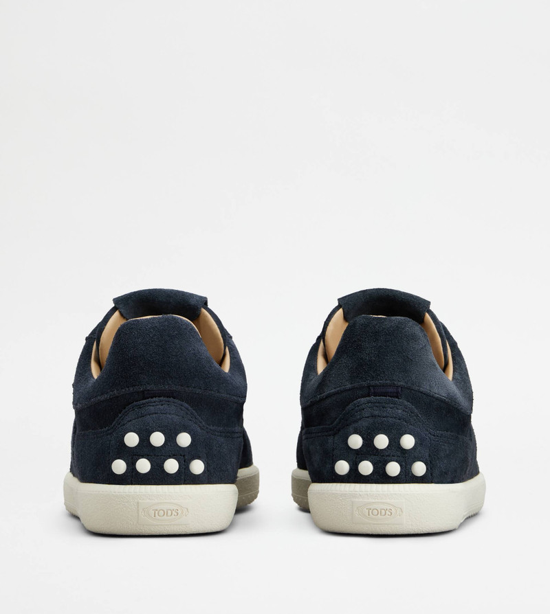 Tod's TOD'S TABS SNEAKERS IN SUEDE - BLUE outlook